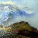 'Quartzite screes, Beinn Liath Mhor', Acrylic & Pastel, 